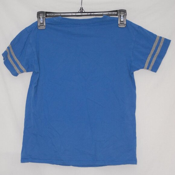 Dispicable ME! 100% Cotton Minion Graphic Tee Size 8 Boys Blue Tshirt AUC - Picture 3 of 4